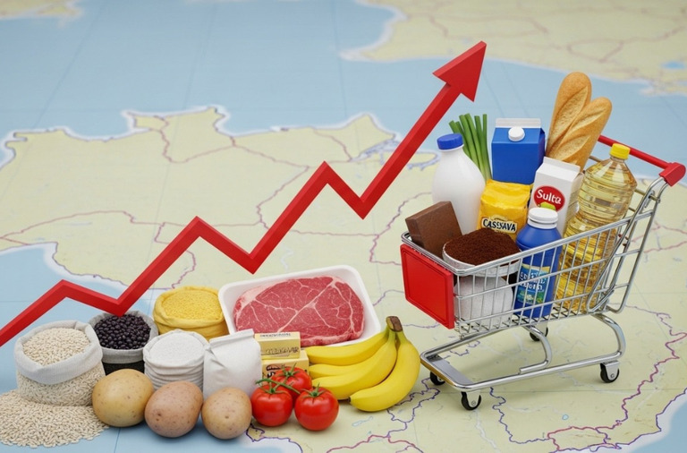 Custo da cesta básica de alimentos sobe na maioria das capitais brasileiras