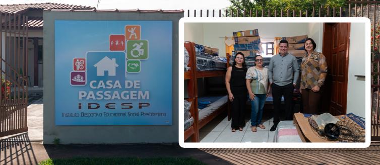 Sicoob e Assistência Social fortalecem a Casa de passagem do IDESP