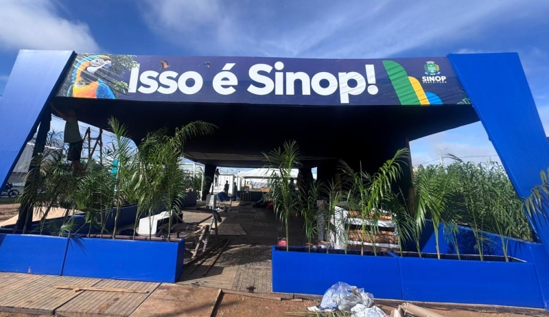 Prefeitura de Sinop destaca desenvolvimento econômico e potencialidades turísticas durante principal feira de agronegócio do Norte de MT