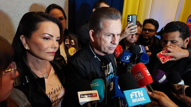 No lançamento ao Senado, Mauro Mendes cita caso Vorcaro e avisa: 