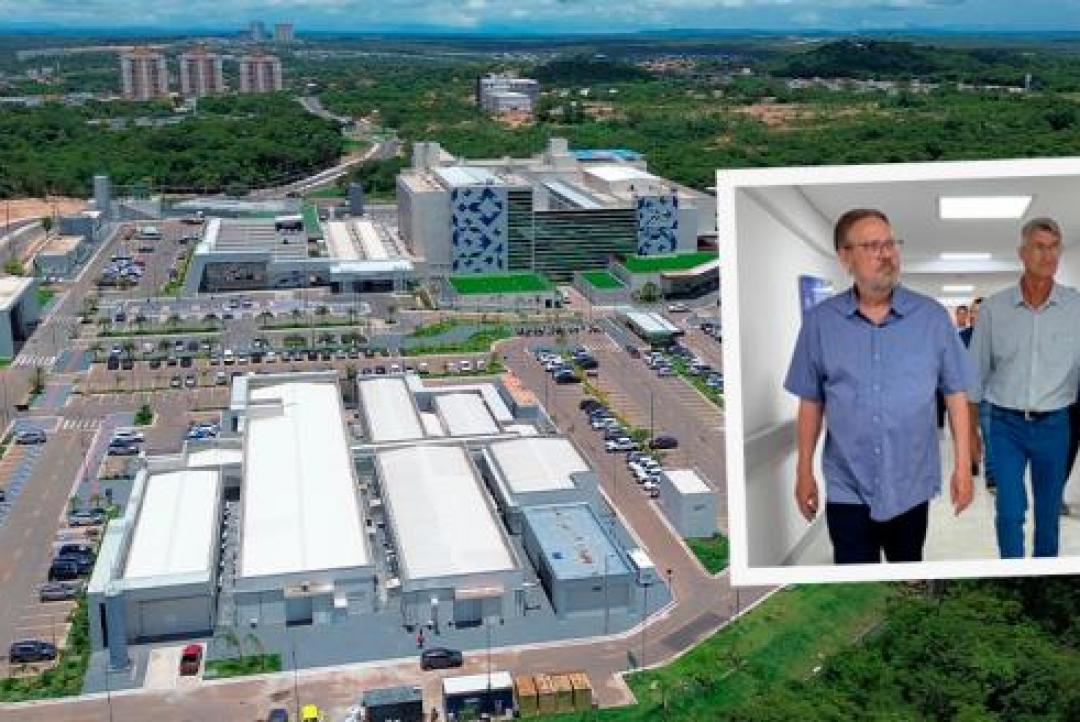 Prefeito Chico Gamba e vice-prefeito Robson Quintino visitam Hospital Central de Cuiabá e conhecem estrutura de referência em saúde pública