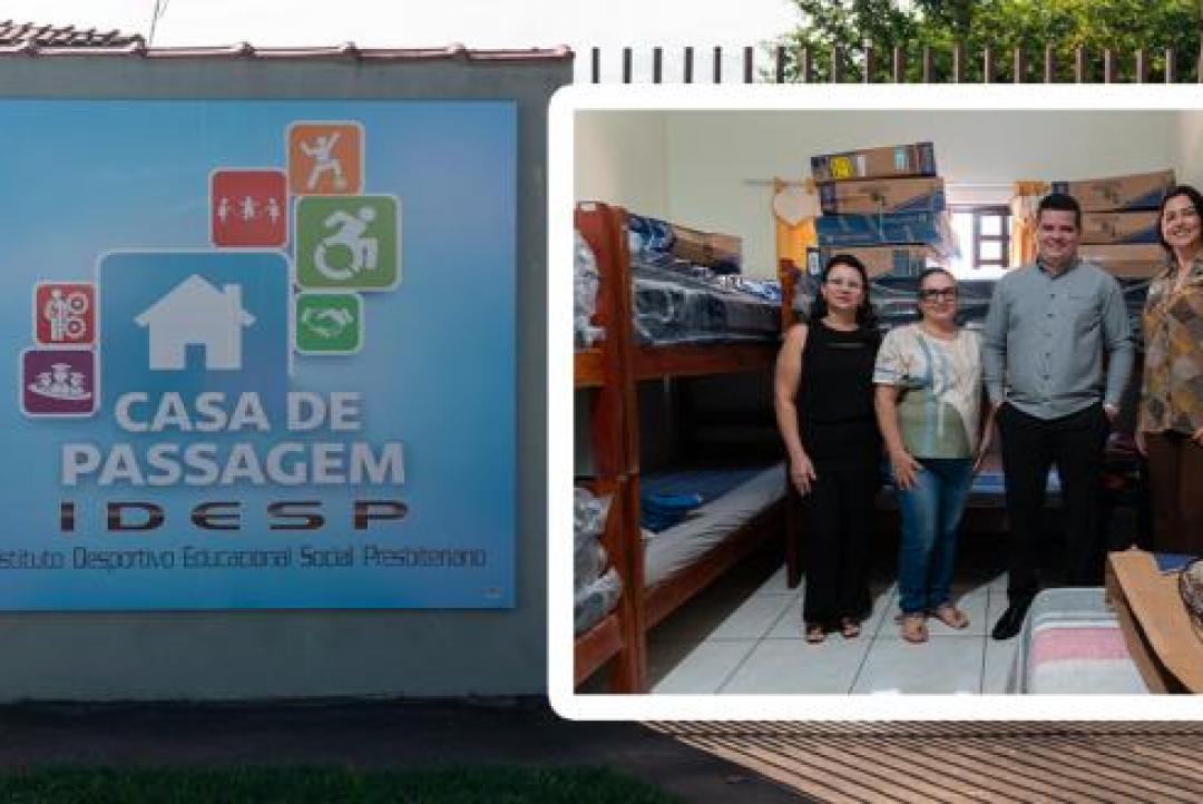 Sicoob e Assistência Social fortalecem a Casa de passagem do IDESP