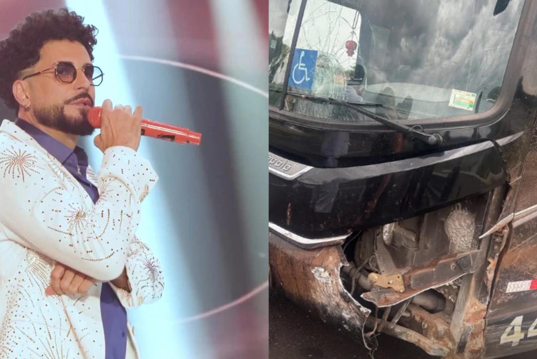Cantor Latino sofre acidente de ônibus com sua equipe no interior de São Paulo