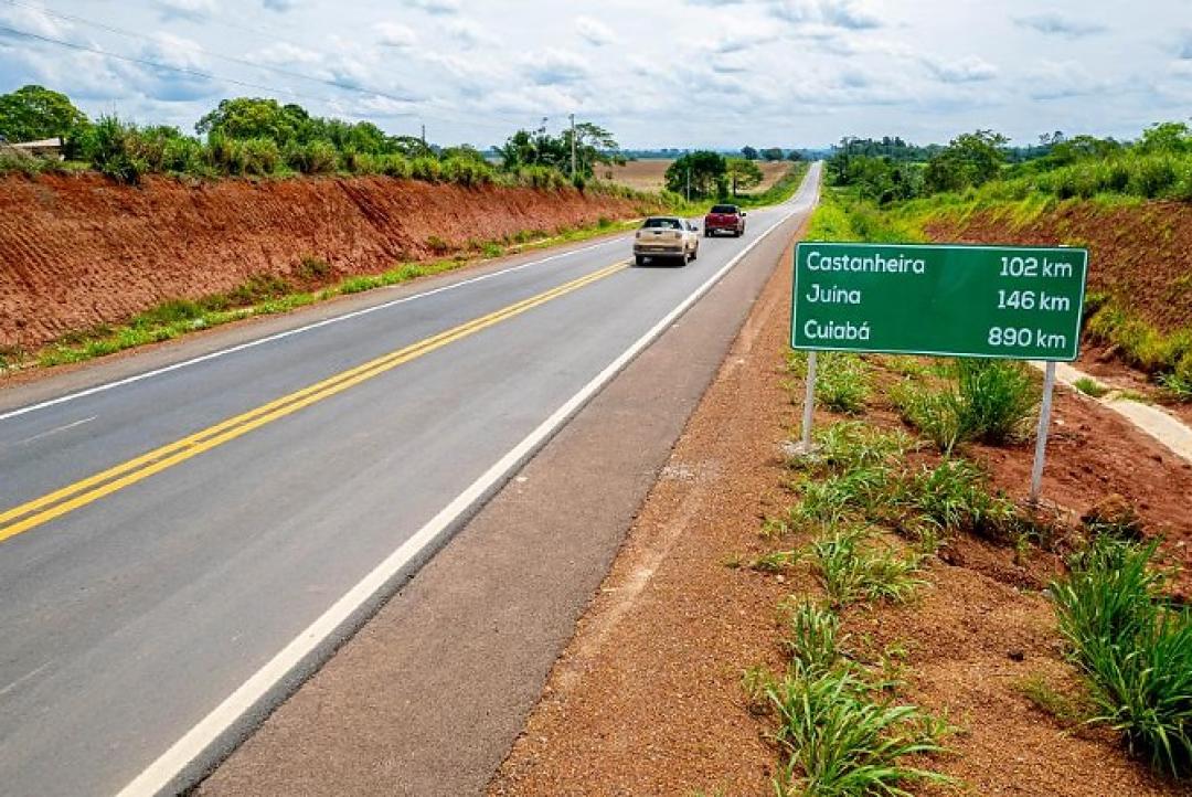 Sinfra abre processo para romper contrato com empreiteiras MT Sul e Agrimat por erros em obras da MT-170