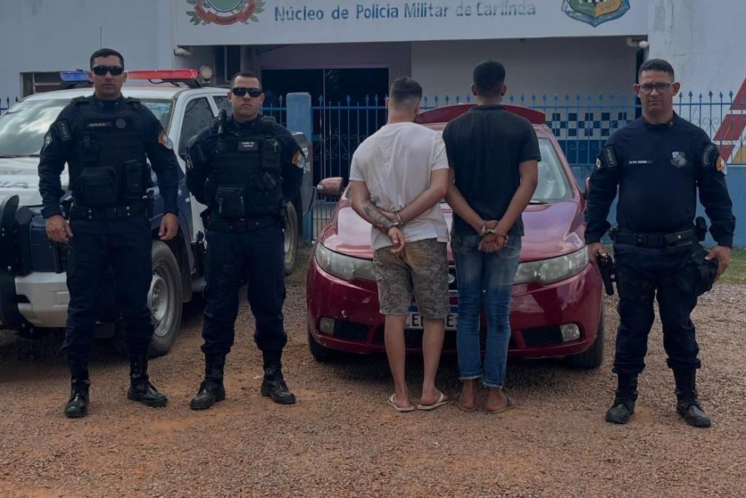 Suspeitos de furtos em Carlinda e Alta Floresta são presos com armas e ferramentas usadas em arrombamentos