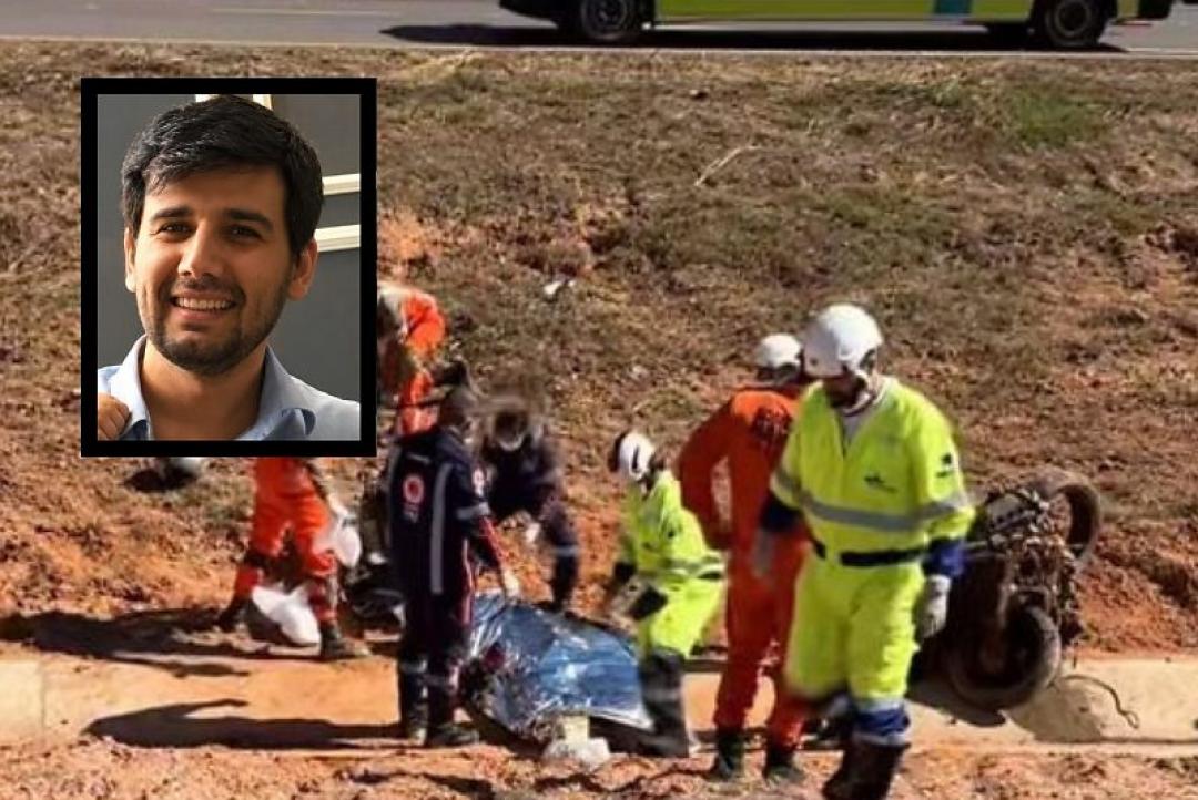 Empresário perde controle de moto esportiva em curva e morre na BR-163 em Sorriso