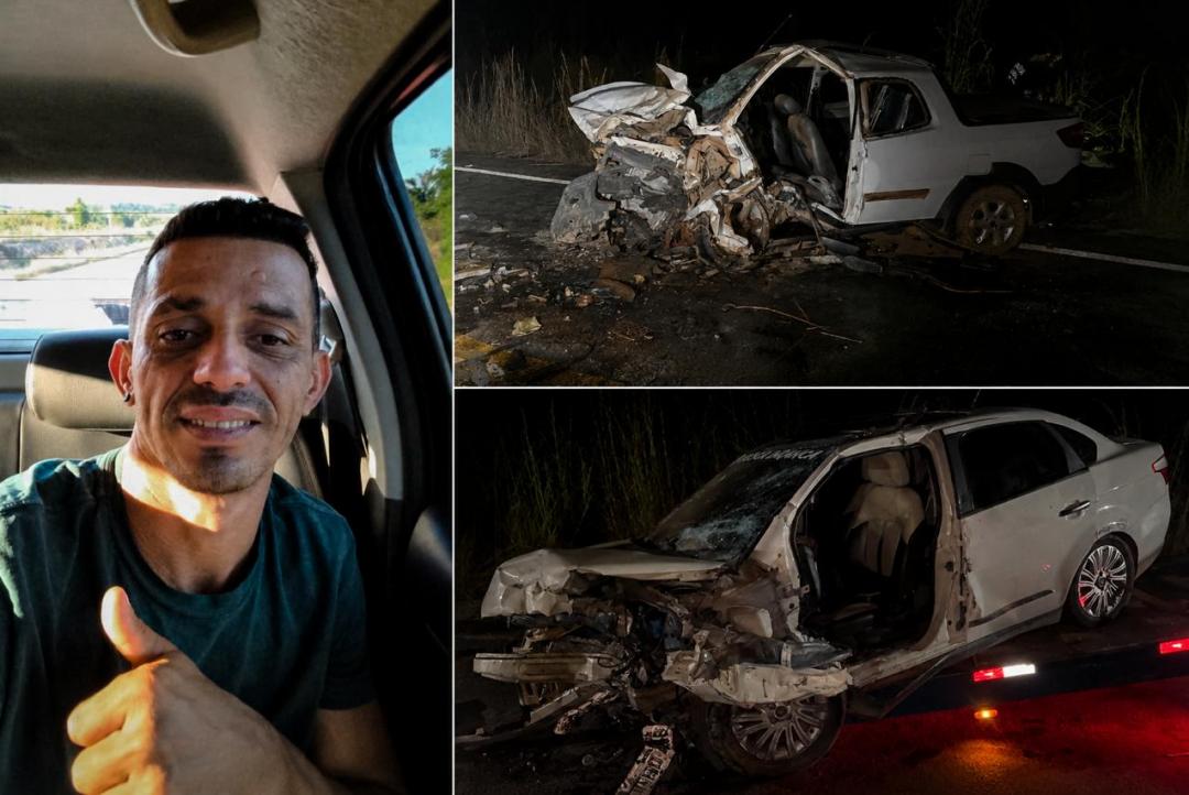 HOMEM MORRE APÓS COLISÃO VIOLENTA ENTRE DOIS CARROS NA MT-325 EM ALTA FLORESTA