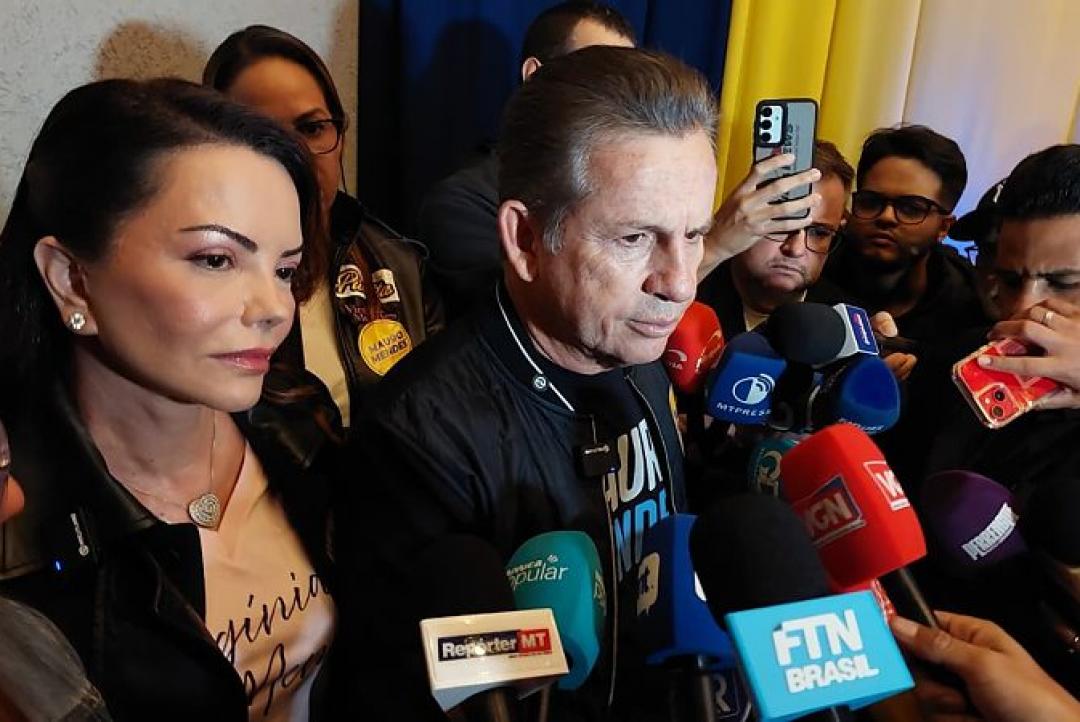 No lançamento ao Senado, Mauro Mendes cita caso Vorcaro e avisa: 