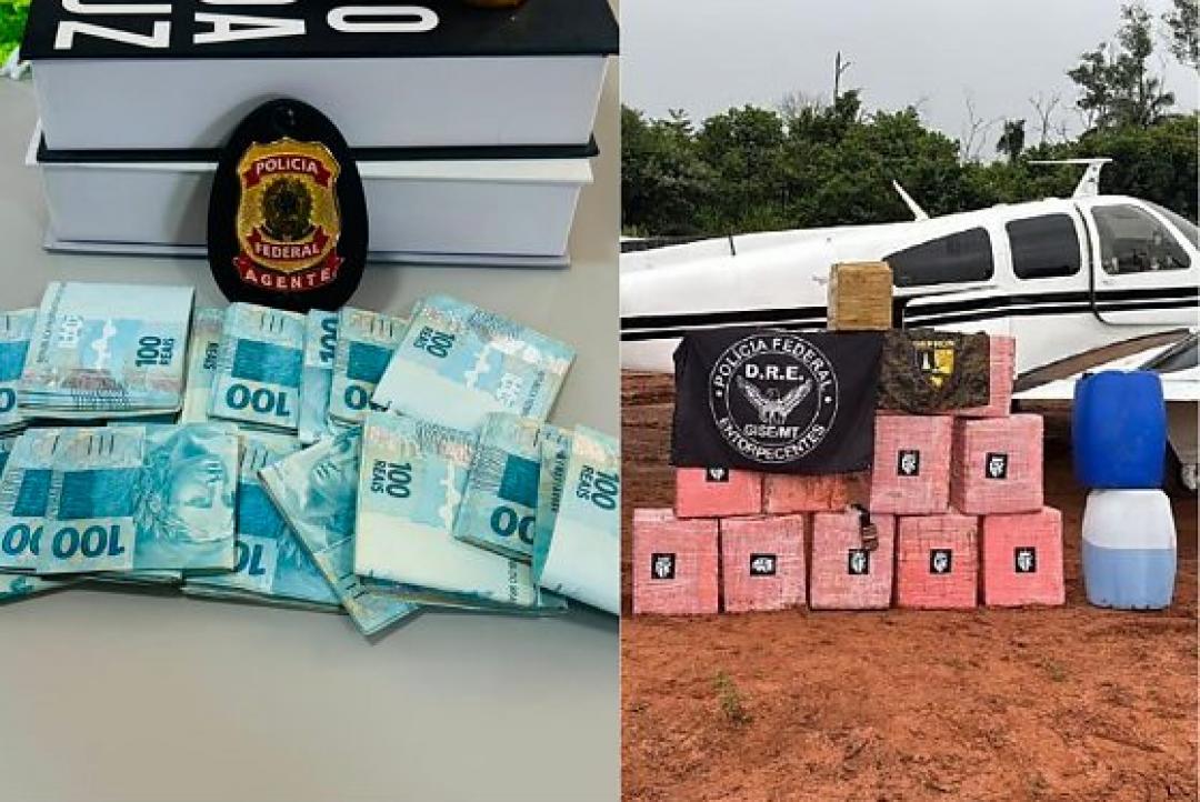 PF desmonta esquema que usava aviões para trazer cocaína da Bolívia para Mato Grosso; fotos e vídeo