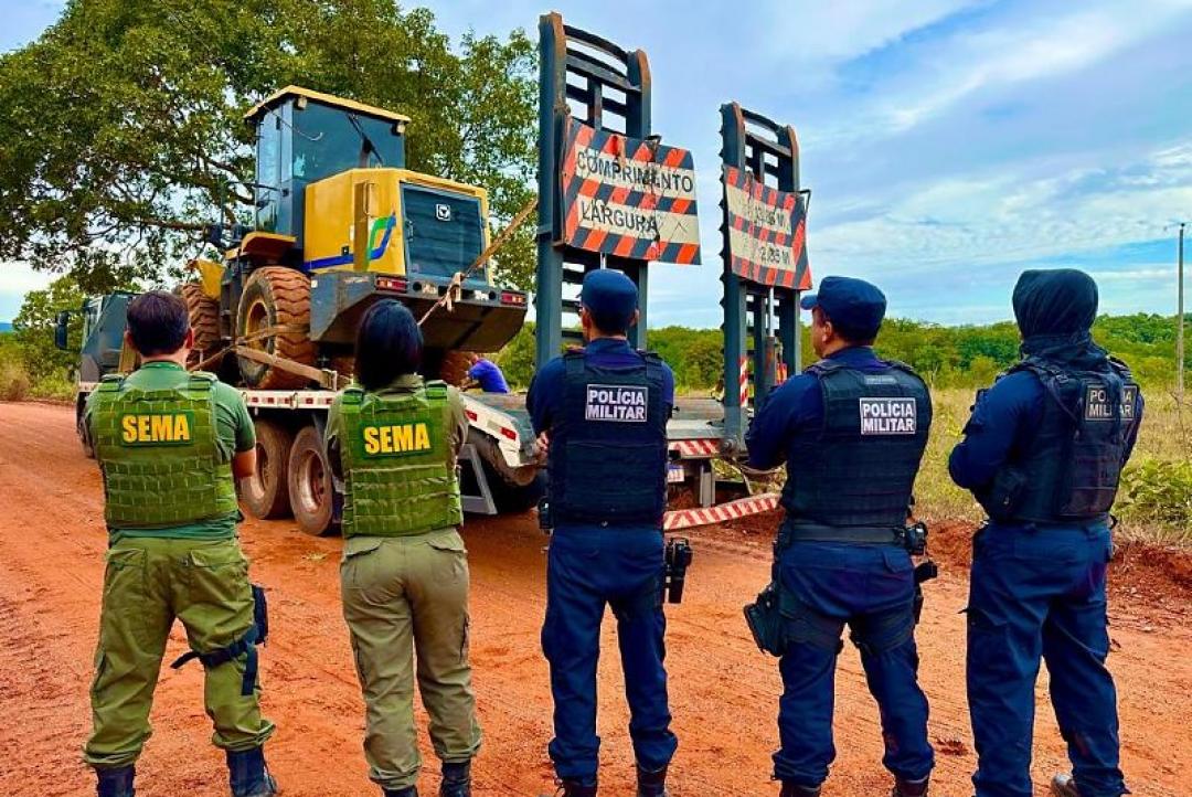 Sema embarga 250 hectares por desmatamento ilegal e aplica R$ 1,5 milhão em multas