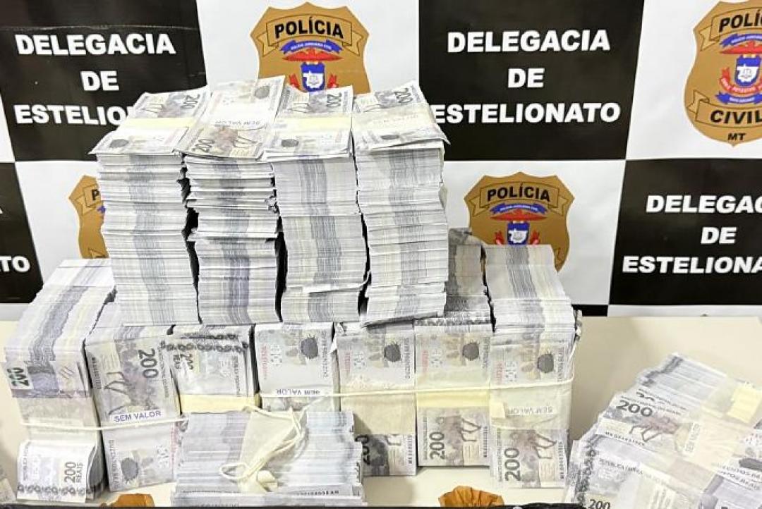 Polícia queima R$ 10 milhões em notas falsas encontradas em Cuiabá