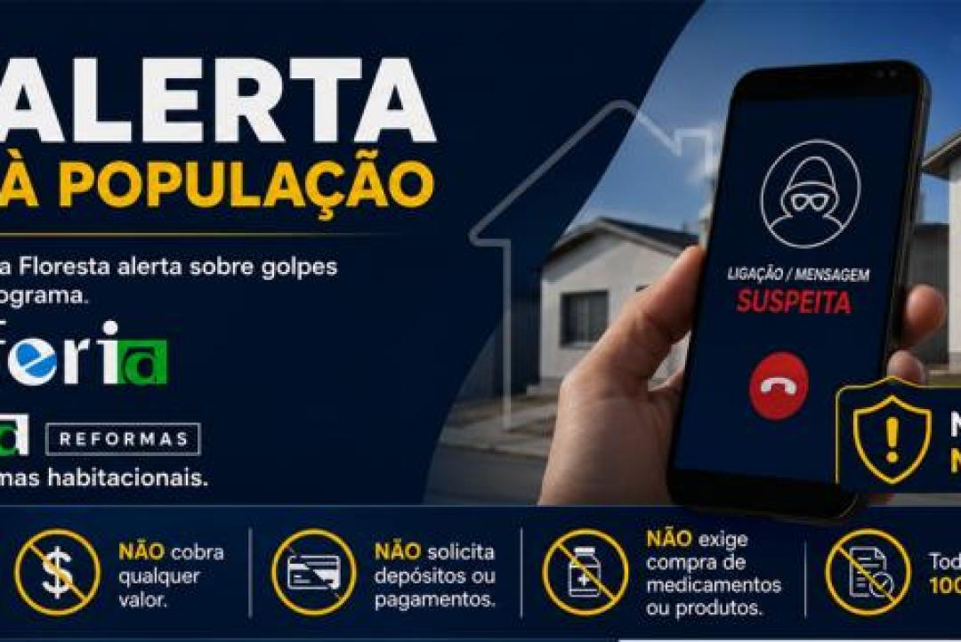 Prefeitura de Alta Floresta alerta população sobre golpes envolvendo o programa Periferia Viva e outros programas habitacionais