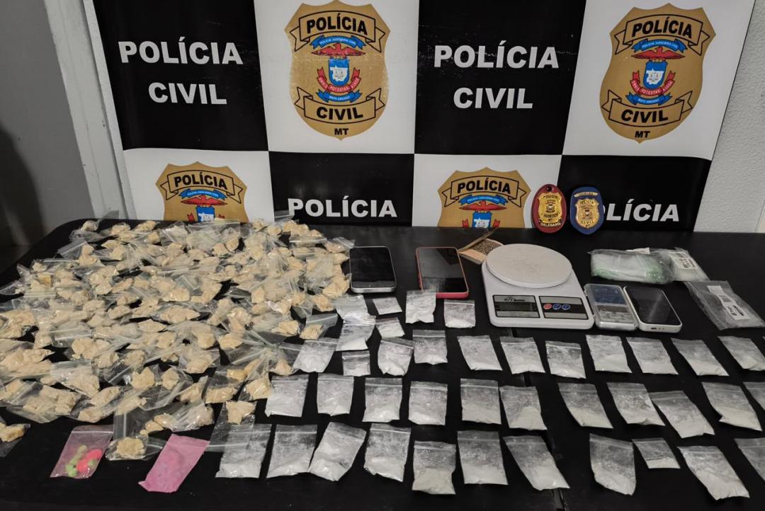 Casal é preso por tráfico de drogas em Alta Floresta; 