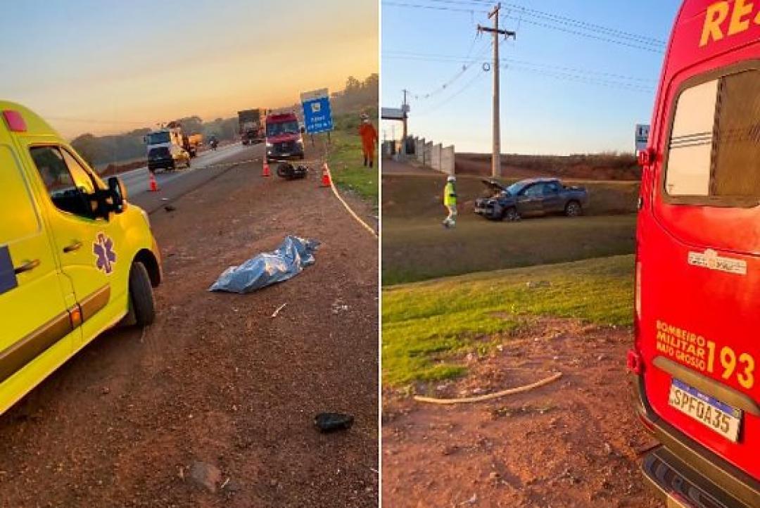 Motociclista morre em batida entre Fazer e Toro em Sorriso