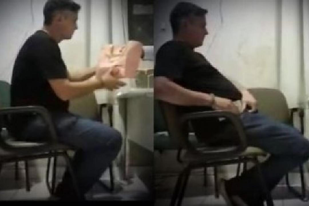 Vídeo mostra presidente do DAE recebendo maços de dinheiro e sacola recheada de notas