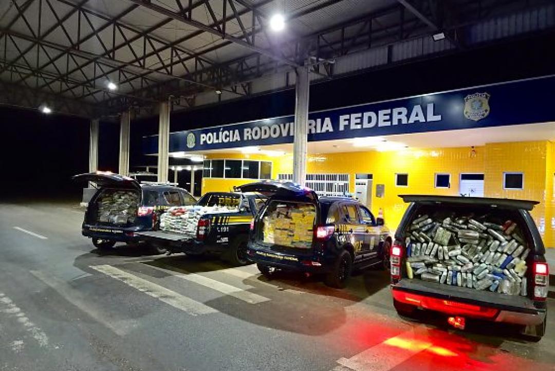 PRF realiza maior apreensão de drogas dos últimos anos em Mato Grosso 