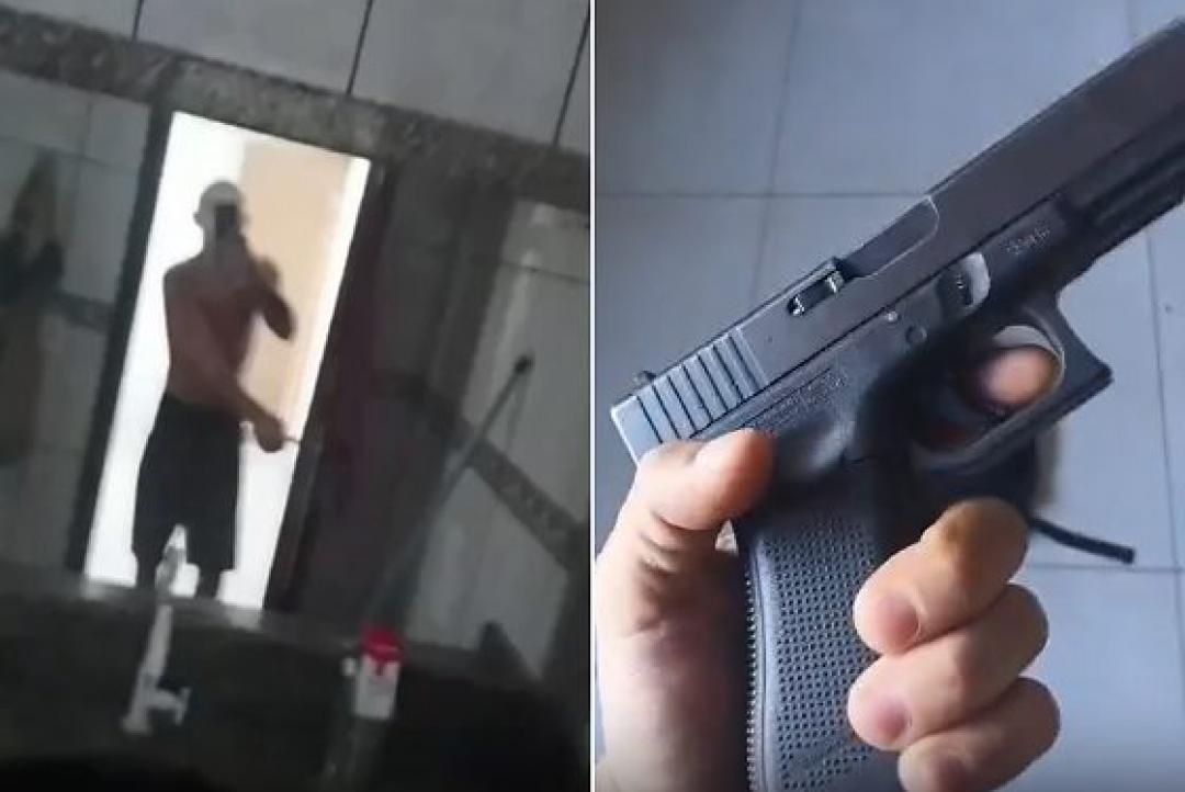 Membro de facção grava vídeo com pistola e ameaça policiais horas antes de ser morto em confronto em MT: “Vou ‘punhar’ neles”