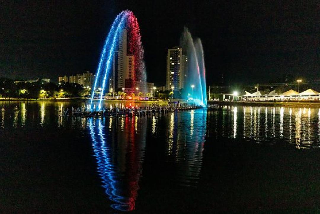 Cuiabá reforça segurança no Parque das Águas com câmeras de reconhecimento facial e leitura de placas