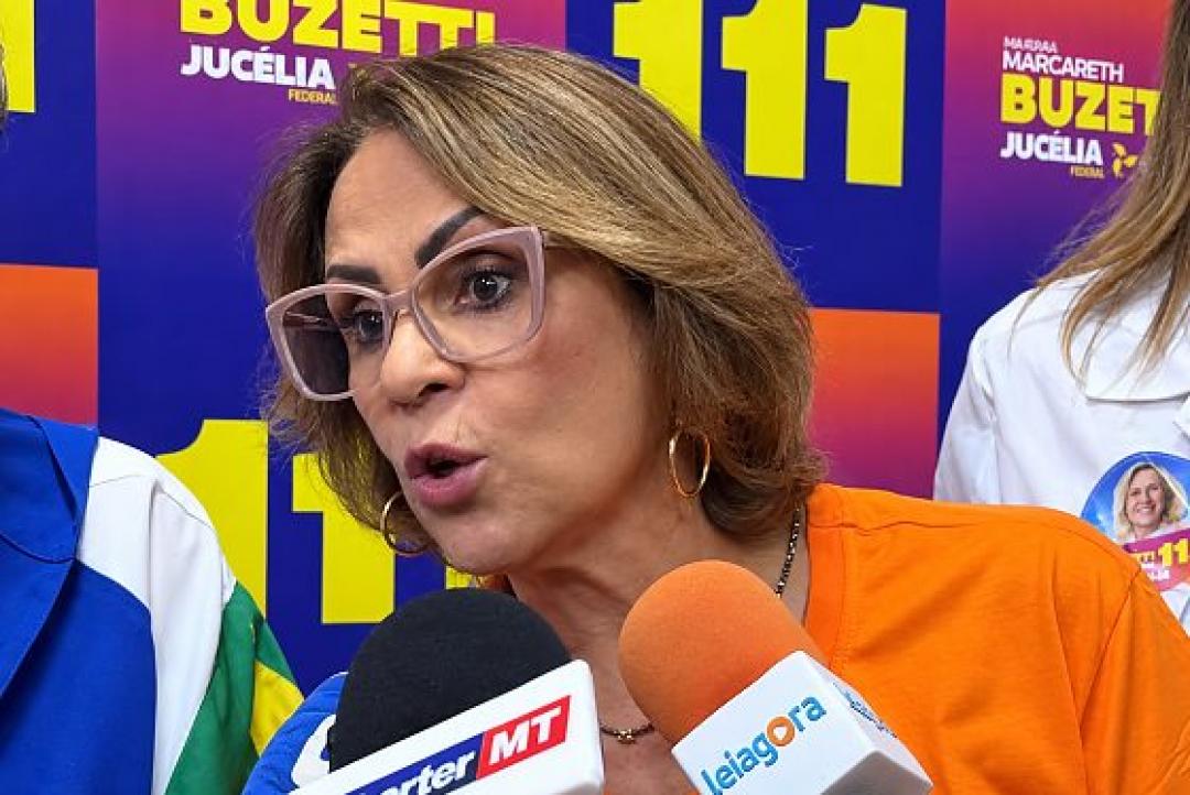 Damares diz em Cuiabá que votação da escala 6x1 fica para depois do pleito: 