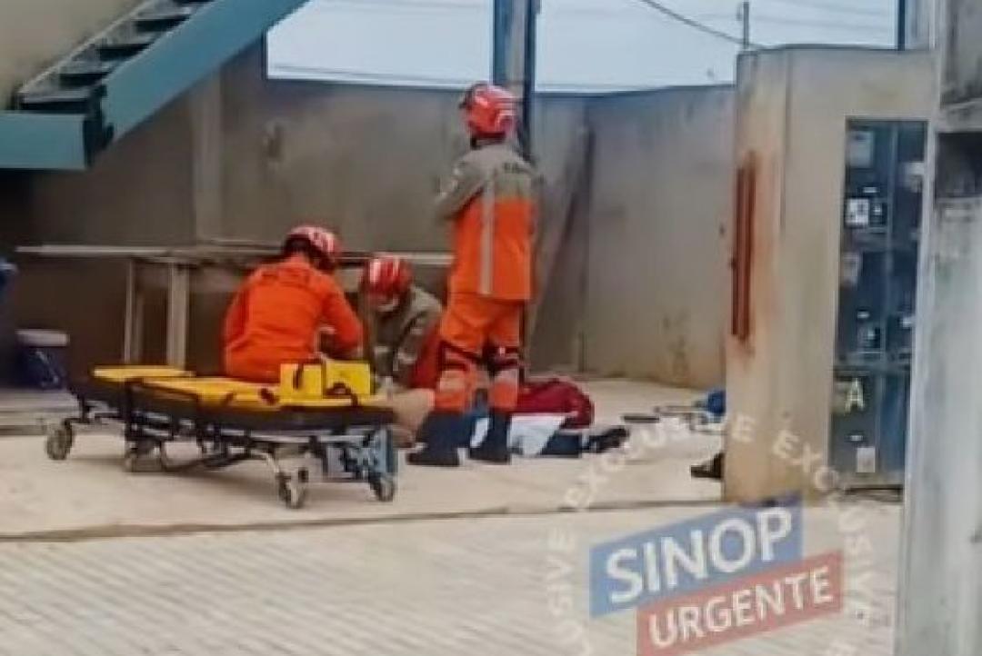 Trabalhador morre eletrocutado ao tocar em escada metálica em Sinop