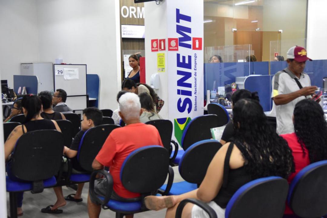 Sine-MT disponibiliza mais de 2,1 mil vagas de emprego nesta semana