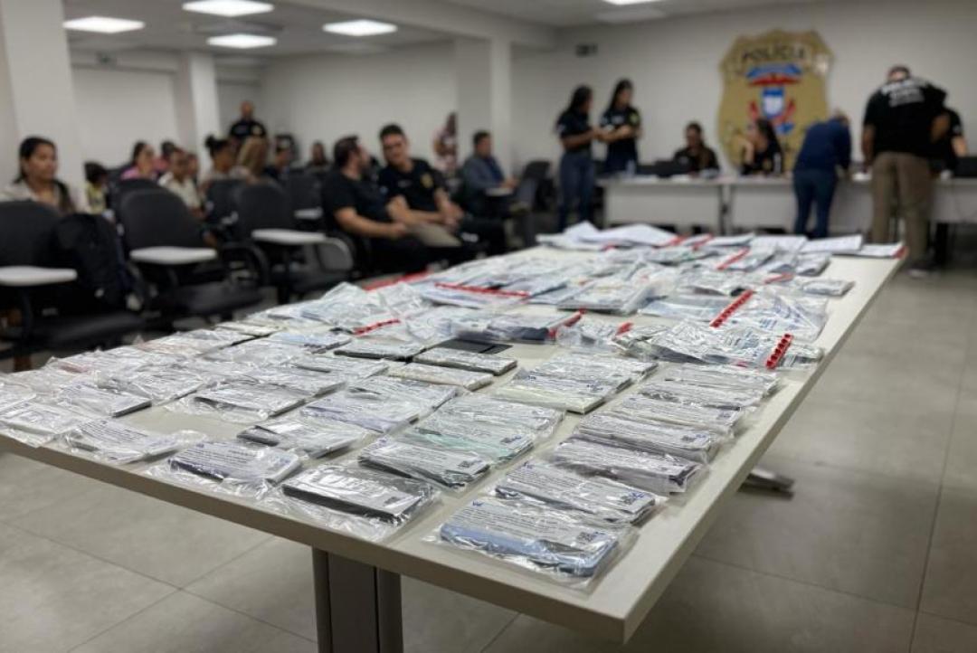 Polícia Civil realiza Dia D da Operação Mobile e devolve quase 1,2 mil aparelhos celulares