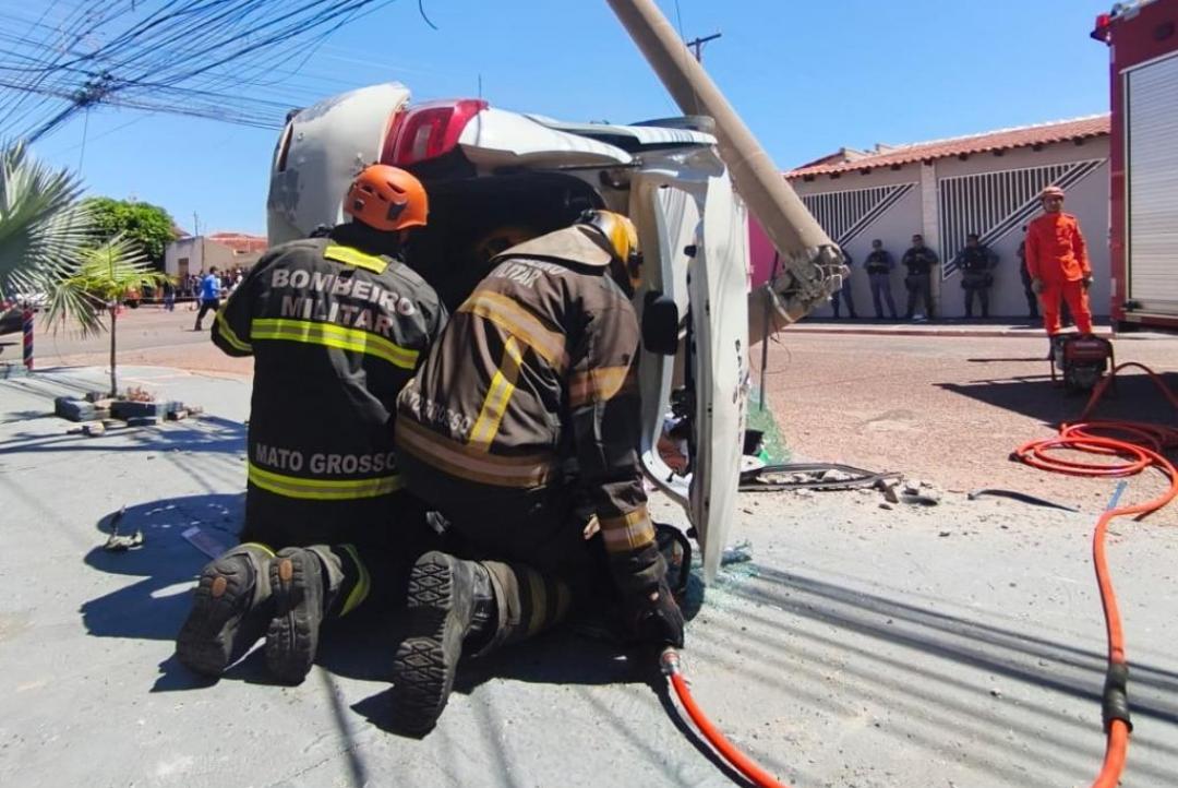 Corpo de Bombeiros de MT atendeu mais de 13,8 mil acidentes de trânsito em 2025