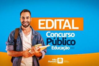 Publicado edital para realização do Concurso Público da Educação