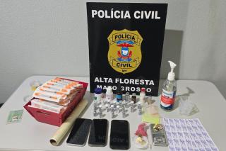Polícia Civil desarticula grupo criminoso que vendia drogas sintéticas em festas eletrônicas em MT