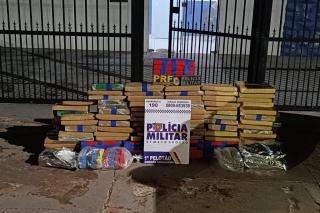 Ação integrada apreende 335 quilos de entorpecentes e prende quatro suspeitos por tráfico