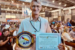 Chico Gamba recebe prêmio nacional em Brasília 