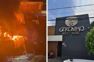 Boate Geronimo West Music pega fogo durante a madrugada em Cuiabá; veja vídeo