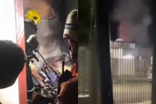 Incêndio atinge residência durante a madrugada e destrói quarto