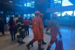 Princípio de incêndio atinge Shopping Estação e mobiliza Bombeiros em Cuiabá