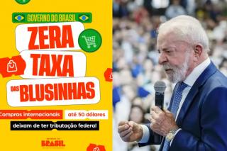 Lula anuncia fim da taxa das blusinhas a meses da eleição