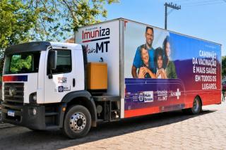 Carreta do Imuniza Mais MT chega a Alta Floresta