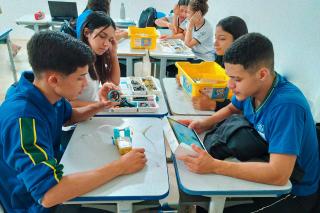 Robótica educacional impulsiona aprendizagem nas escolas da Rede Estadual de Ensino