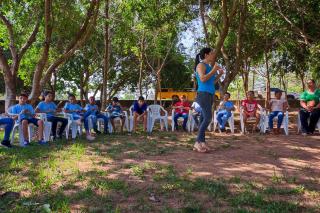 Prefeitura e Unemat realizam ação de educação ambiental no Parque das Capivaras