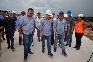 Governador dá ordem de serviço para asfaltar 39 km da MT-325 e vistoria obras do Hospital Regional