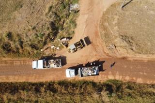 Mutirão de Limpeza retira 29 toneladas de lixo das margens de estradas em Alta Floresta