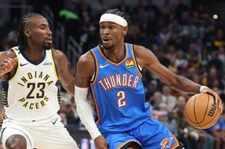 Em mais um jogo de duas prorrogações e recorde de Shai, Thunder bate os Pacers na reedição das finais da NBA