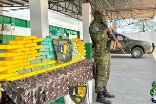 Forças policiais apreendem 103 kg de drogas e geram prejuízo de R$ 2,3 milhões às facções criminosas