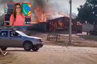 Vereadora se envolve em confusão durante cavalgada e é acusada de incendiar cabaré em Colniza