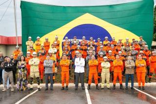Corpo de Bombeiros de MT participa do 1º Curso de Gestão e Resposta a Desastres