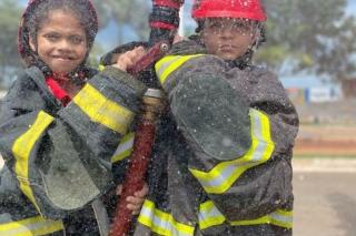 Corpo de Bombeiros orienta para a segurança de crianças e adolescentes em casa e locais públicos