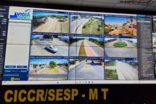 Câmeras do Vigia Mais MT permitem ao Governo recuperar R$ 19,6 milhões em veículos roubados e furtados