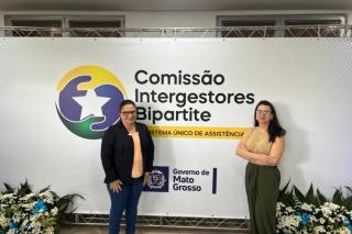 Primeira-dama Vilma Gamba participa, em Cuiabá, de reunião da Comissão Intergestores Bipartite do SUAS