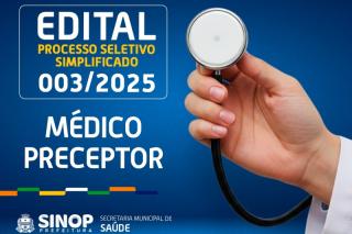Prefeitura de Sinop lança processo seletivo simplificado para médicos clínicos gerais