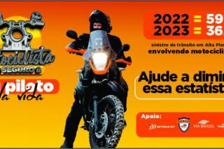 “Motociclista Seguro: eu piloto pela vida” será realizado em Alta Floresta