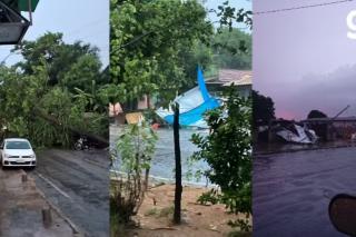 Temporal atinge município de MT e causa estragos em prédios públicos